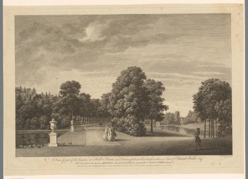 View in the Garden of Hall Barn at Beaconsfield
