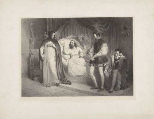 Savonarola at the deathbed of Lorenzo de' Medici