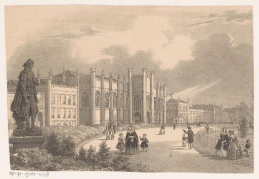 View of the Willemshof in the Willemspark, circa 1849