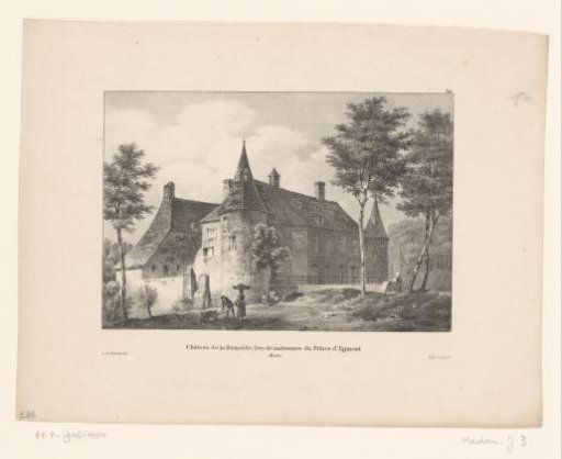 View of the Castle of Lahamaide