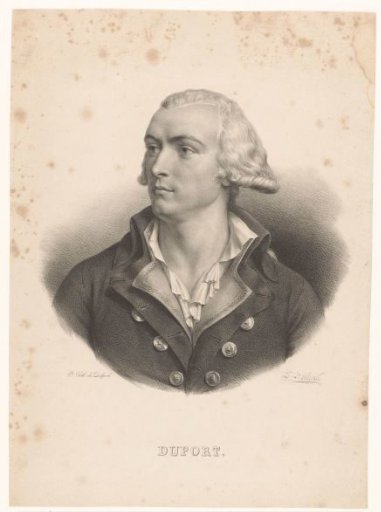 Portrait of the lawyer and politician Adrien Duport