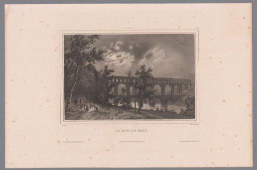View of the Pont du Gard