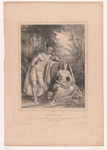 Family of the original inhabitants of Canada