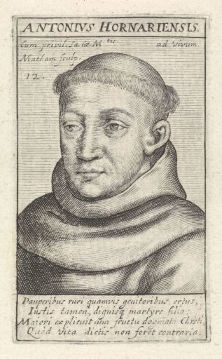 Portrait of Saint Antonius van Hoornaar