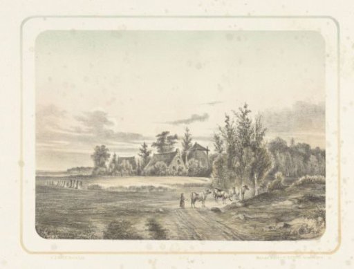 Landscape with milkmaid and cows