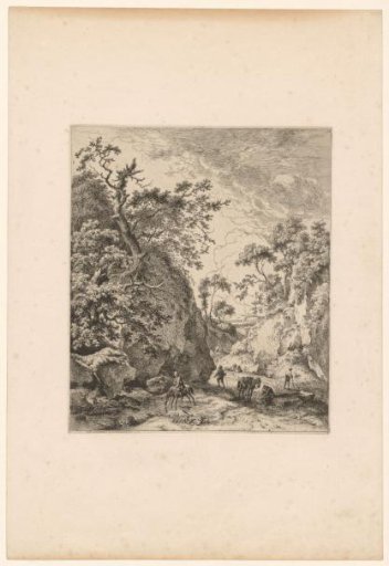 Rocky landscape with a stream