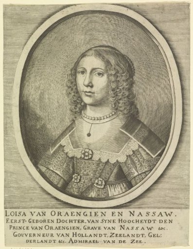 Portrait of Louise Henriëtte, Princess of Orange