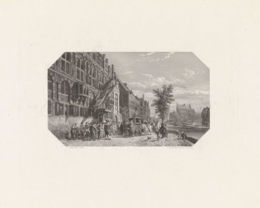 Shooting gallery in Amsterdam, ca 1650