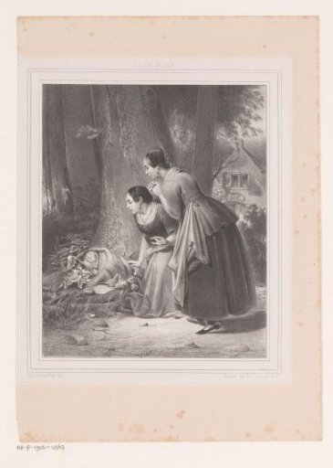 Two women and a foundling