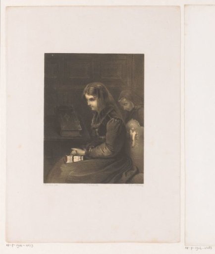 Veiled Woman with Bible on Her Lap