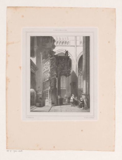In the Church of Saint Maclou in Rouen