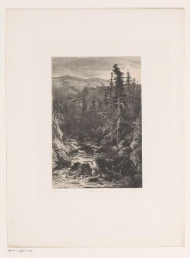 Stream in a Mountain Landscape
