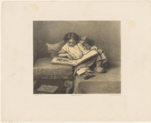 Child with a picture book