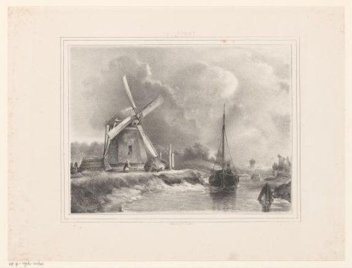 Mill and Barge
