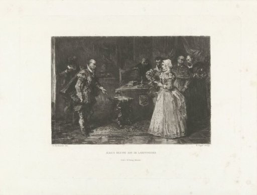 Alva visits the Governor-General Margaret of Parma, 1567