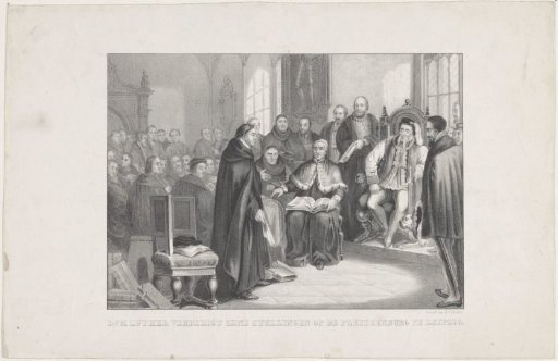 Luther defends his theses