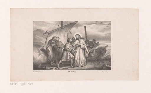 Christ Appears by the Lake of Galilee and Appoints Peter as Head of His Church