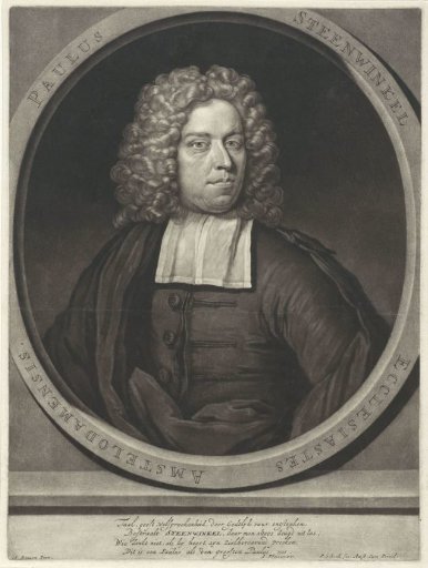 Portrait of the preacher Paulus Steenwinkel