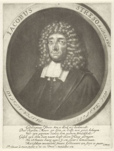 Portrait of the preacher Jacobus Streso