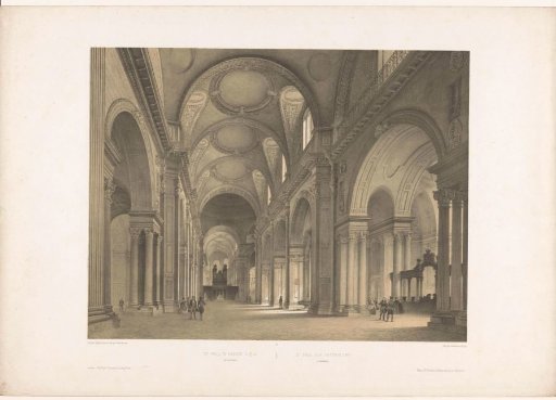 Interior of St Paul's Cathedral in London