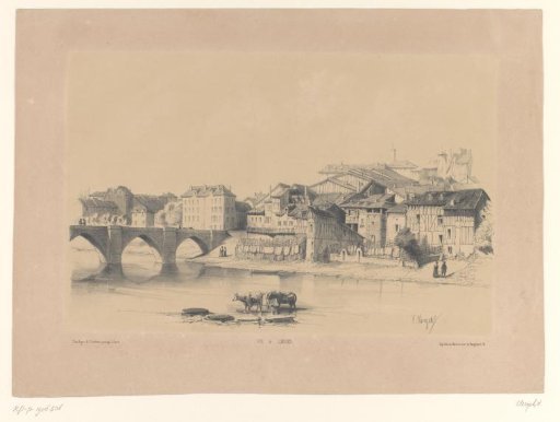 View of Limoges on the Vienne