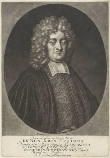 Portrait of the theologian Benjamin Ursinus