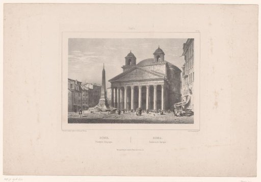 View of the Pantheon in Rome