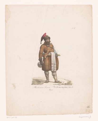 Russian Seller of Herbal or Barley Drink