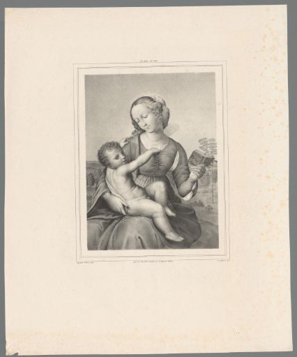 Mary with the Christ Child on her lap