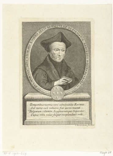 Portrait of Priest Nicolaas van Esch