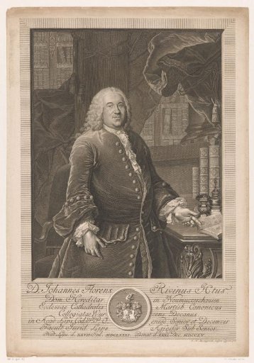 Portrait of Johann Florens Rivinus