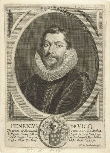 Portrait of Henri de Vicq