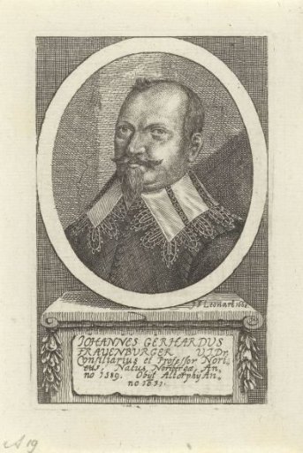 Portrait of Johannes Gerhardus Frauenburger