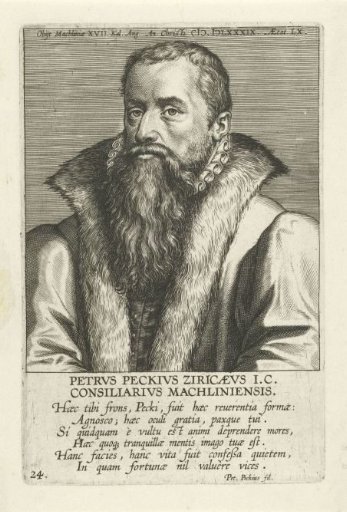 Portrait of Pieter Peck