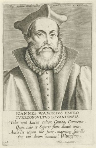 Portrait of Johannes Wamesius