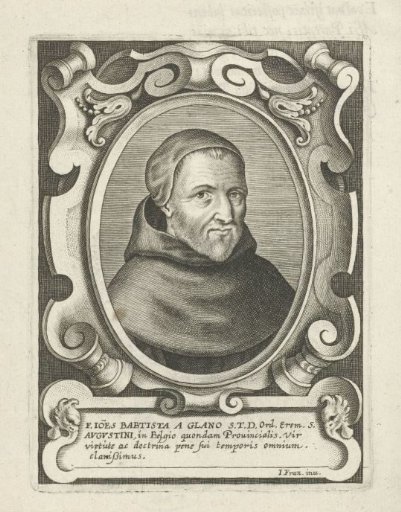 Portrait of the Augustinian Joannes Baptista a Glano