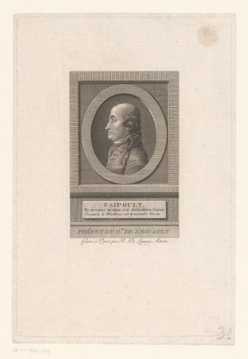 Portrait of Guillaume Faipoult