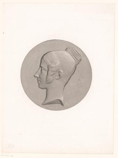 Medal with portrait of Sophie De Potter