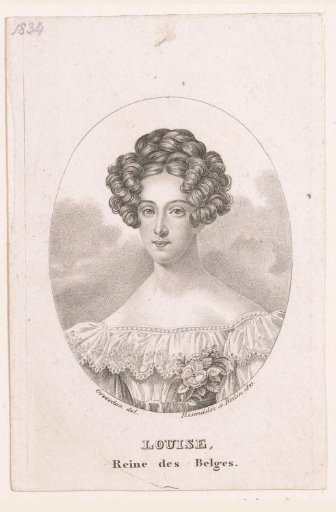 Portrait of Louisa Maria, Queen of the Belgians