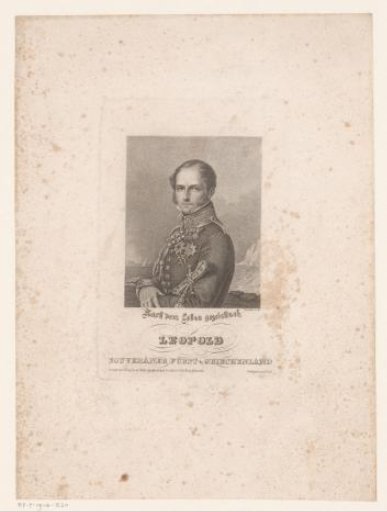 Portrait of Leopold I, King of the Belgians