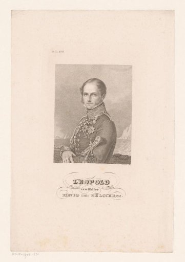 Portrait of Leopold I, King of the Belgians