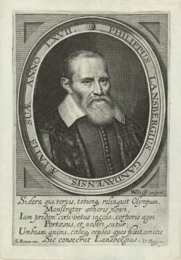 Portrait of Johan Philip Lansberge at the age of 67