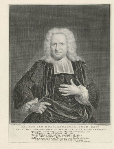 Portrait of Petrus van Musschenbroek