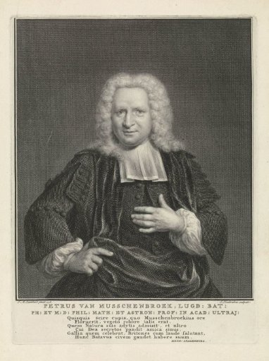 Portrait of Petrus van Musschenbroek