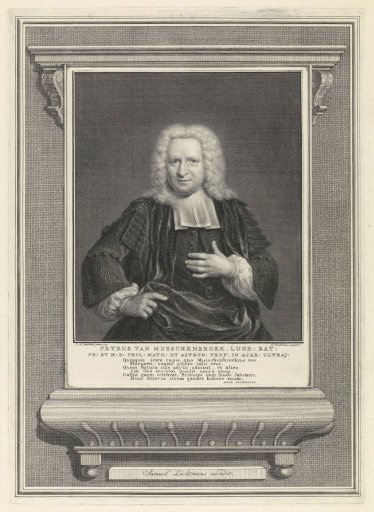 Portrait of Petrus van Musschenbroek