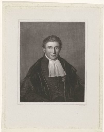 Portrait of Sibrandus Stratingh
