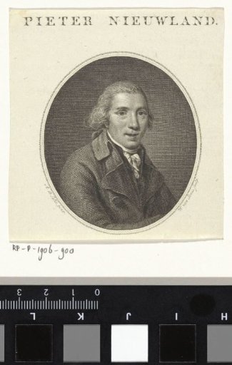 Portrait of the poet Pieter Nieuwland