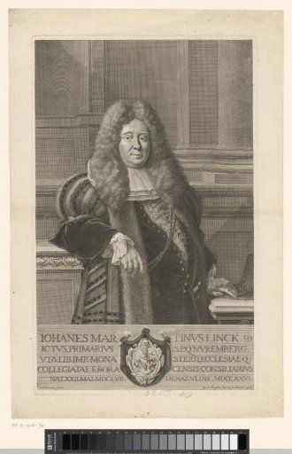 Portrait of Johann Heinrich Linck