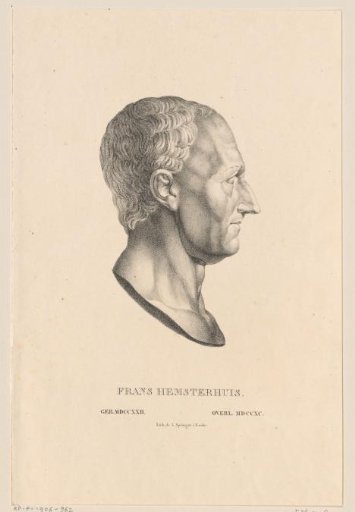 Portrait of Franciscus Hemsterhuis
