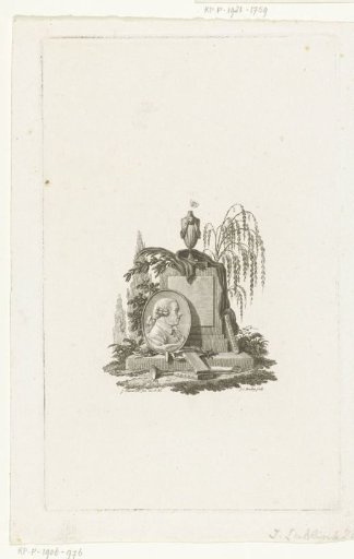Tomb with portrait of Johannes Lublink de Jonge